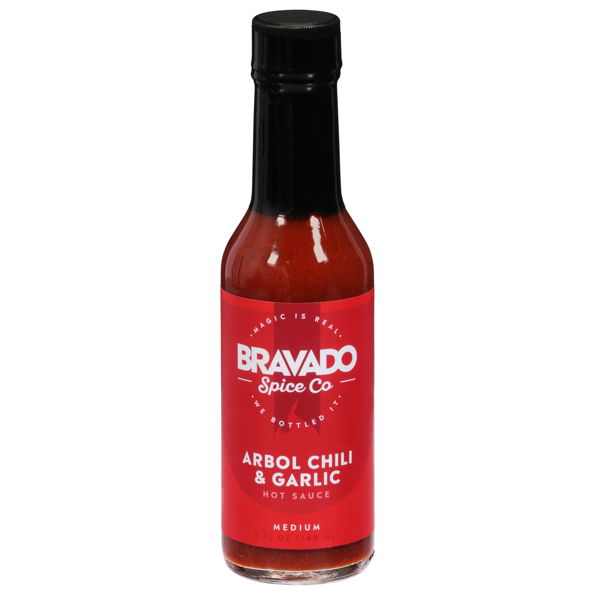 Bravado Spice Sauce Hot Arbol & Garlic 5 FO (Pack of 6)