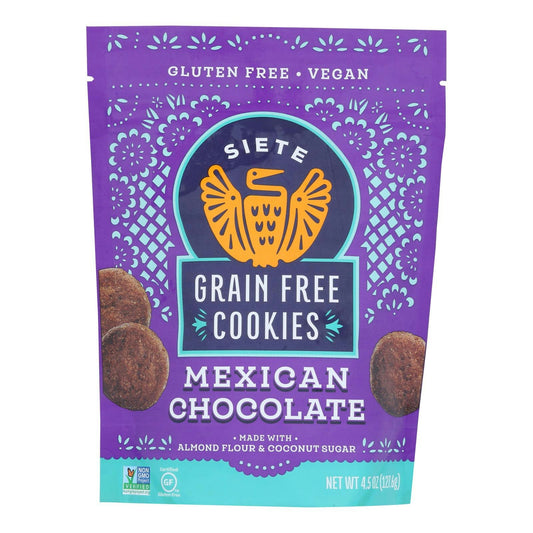 Siete - Cookie Mexican Chocolate 4.5 oz (Pack of 10)