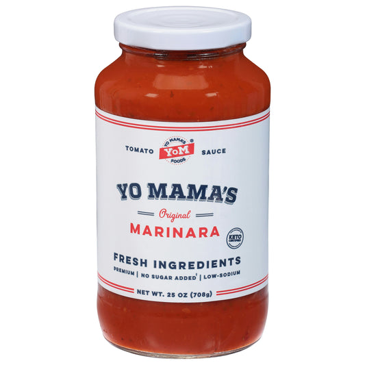 Yo Mamas Foods Sauce Pasta Marinara 25 oz (Pack of 6)