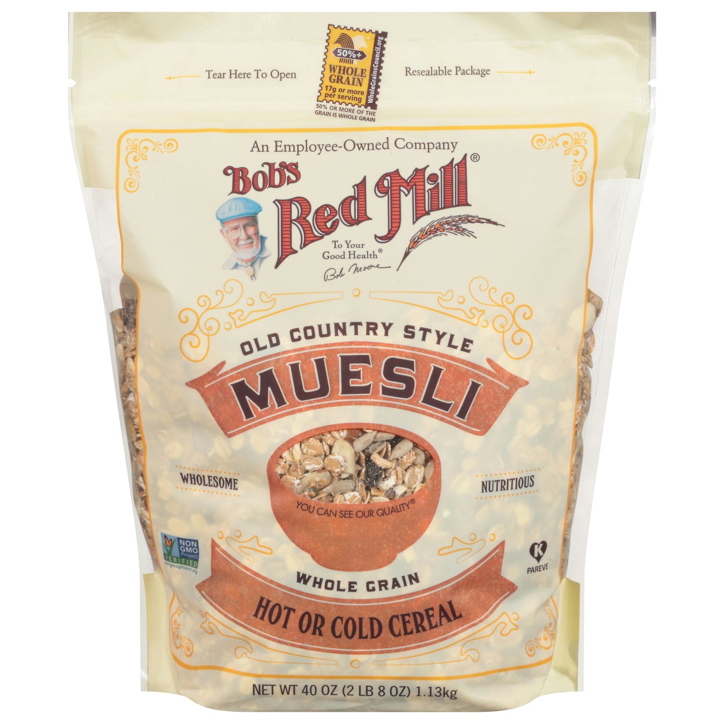 Bobs Red Mill Cereal Muesli 40 oz (Pack of 4)