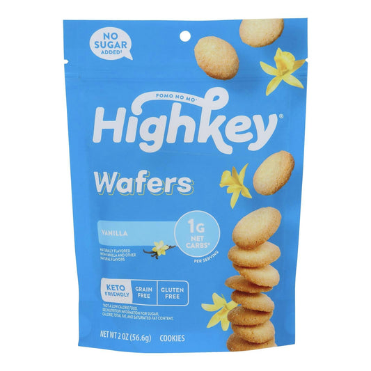 HighKey - Cookie Wafer Vanilla Keto 2 oz (Pack of 6)