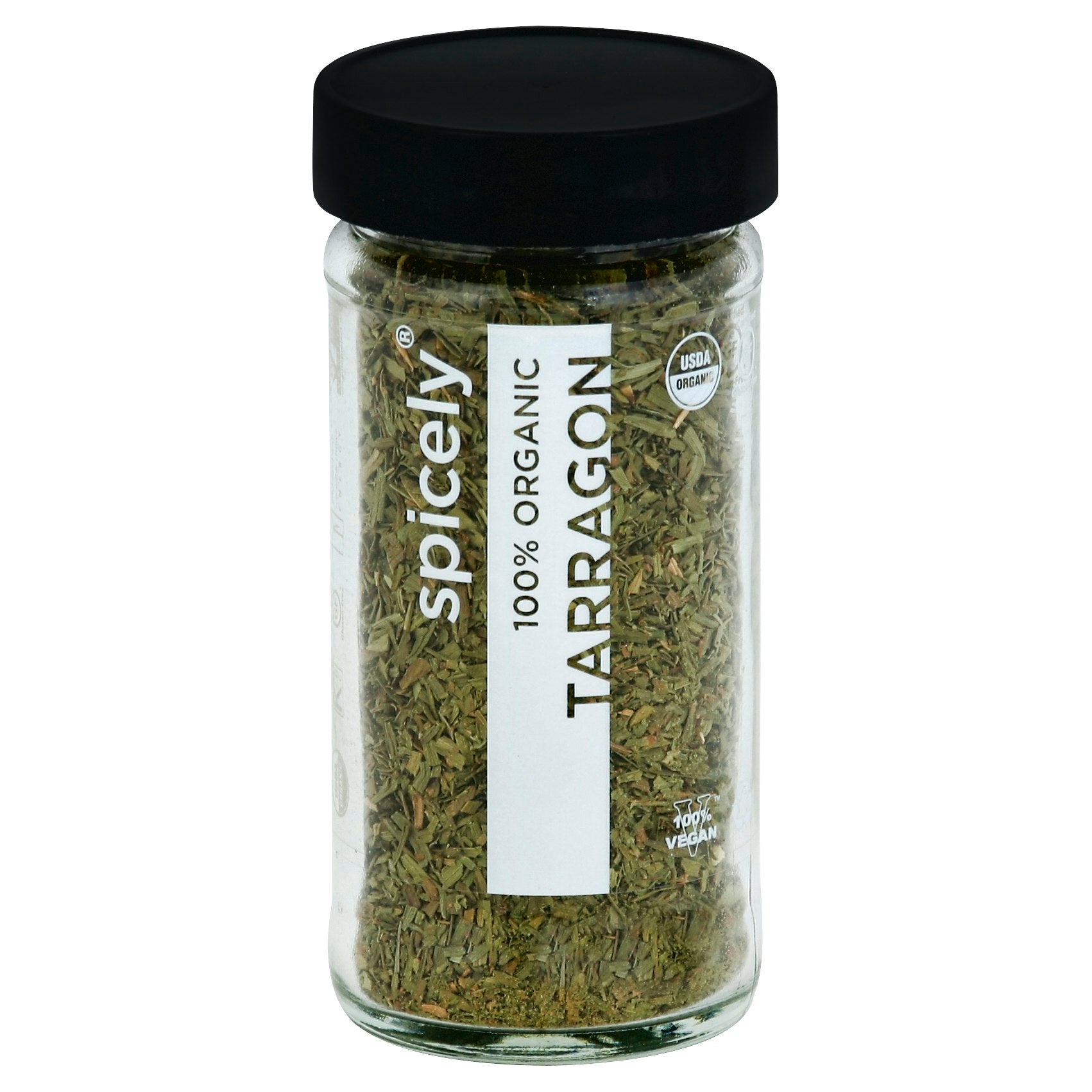 Spicely Organics Spice Tarragon Jar 0.4 Oz Pack of 3