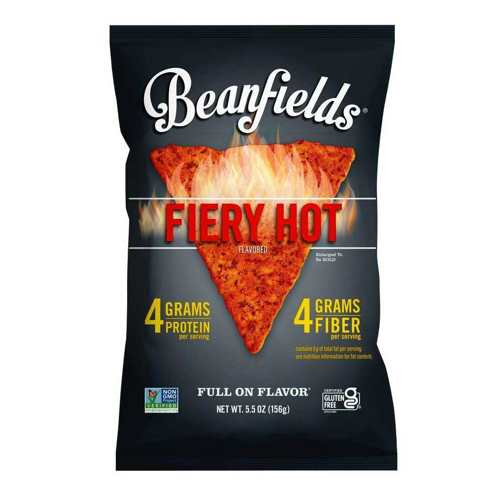 Beanfields - Bean Chip Fiery Hot - 5.5 oz (Pack of 6)