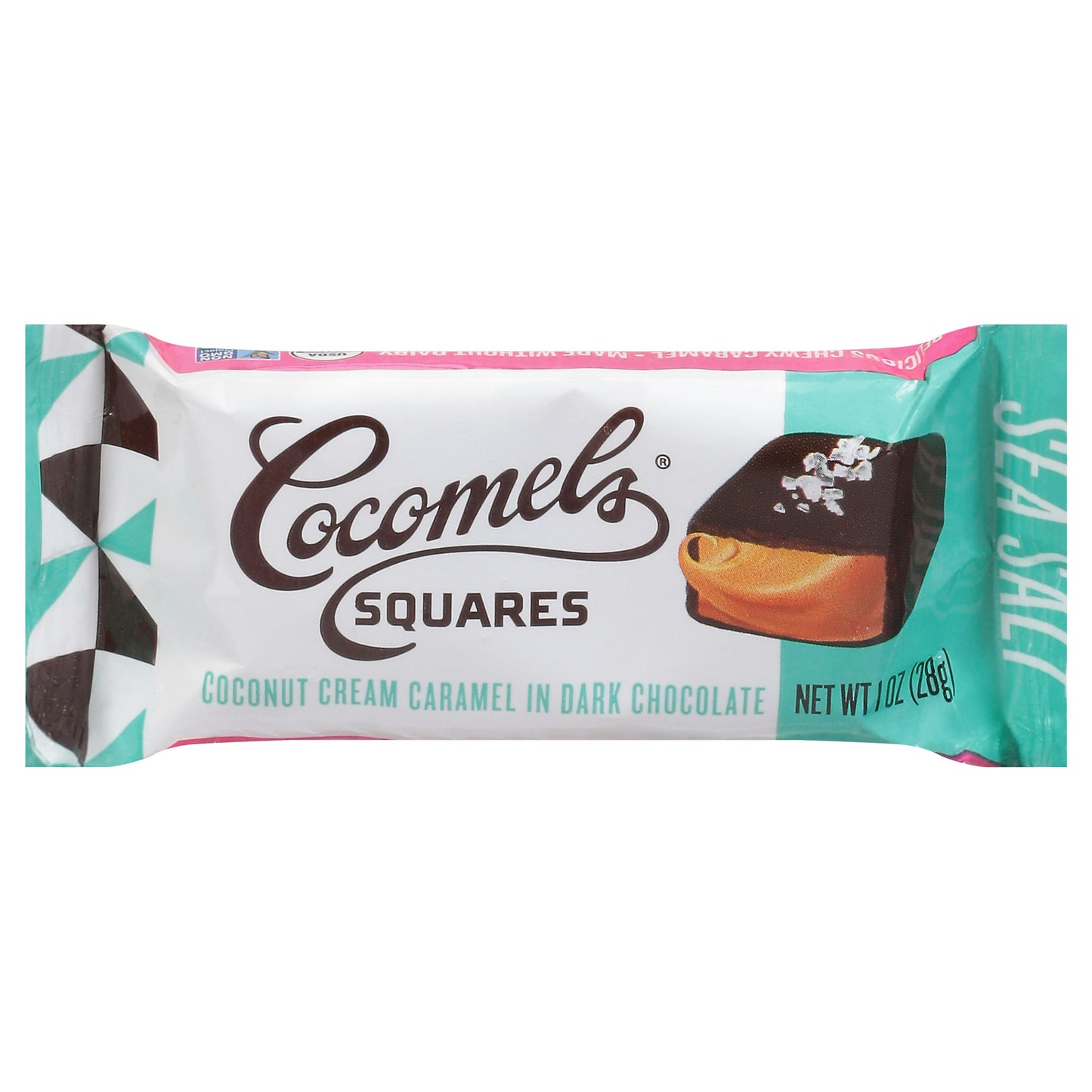 Cocomels Caramels Coconut Sea Salt Squares 1 Oz Pack of 15