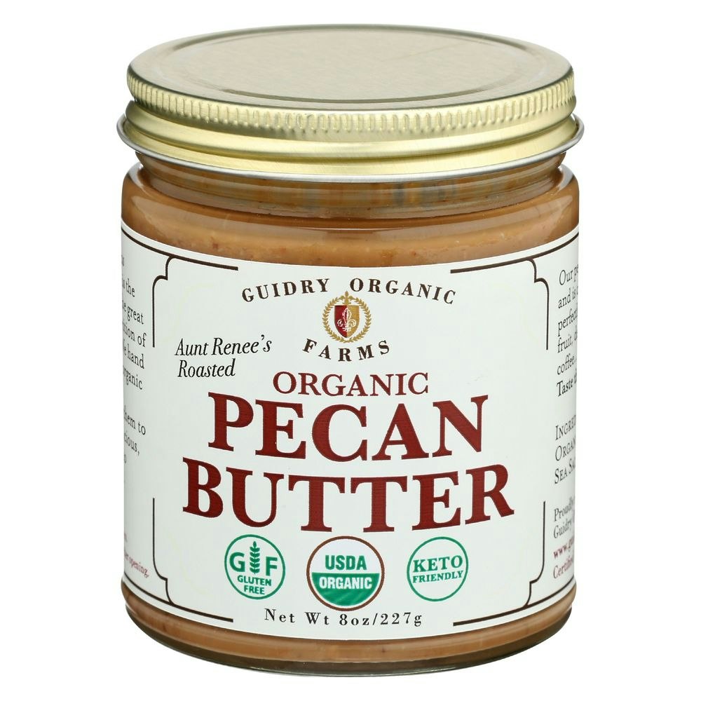 Guidry Organic Farms Butter Pecan Organic 8 Oz (Pack of 12)