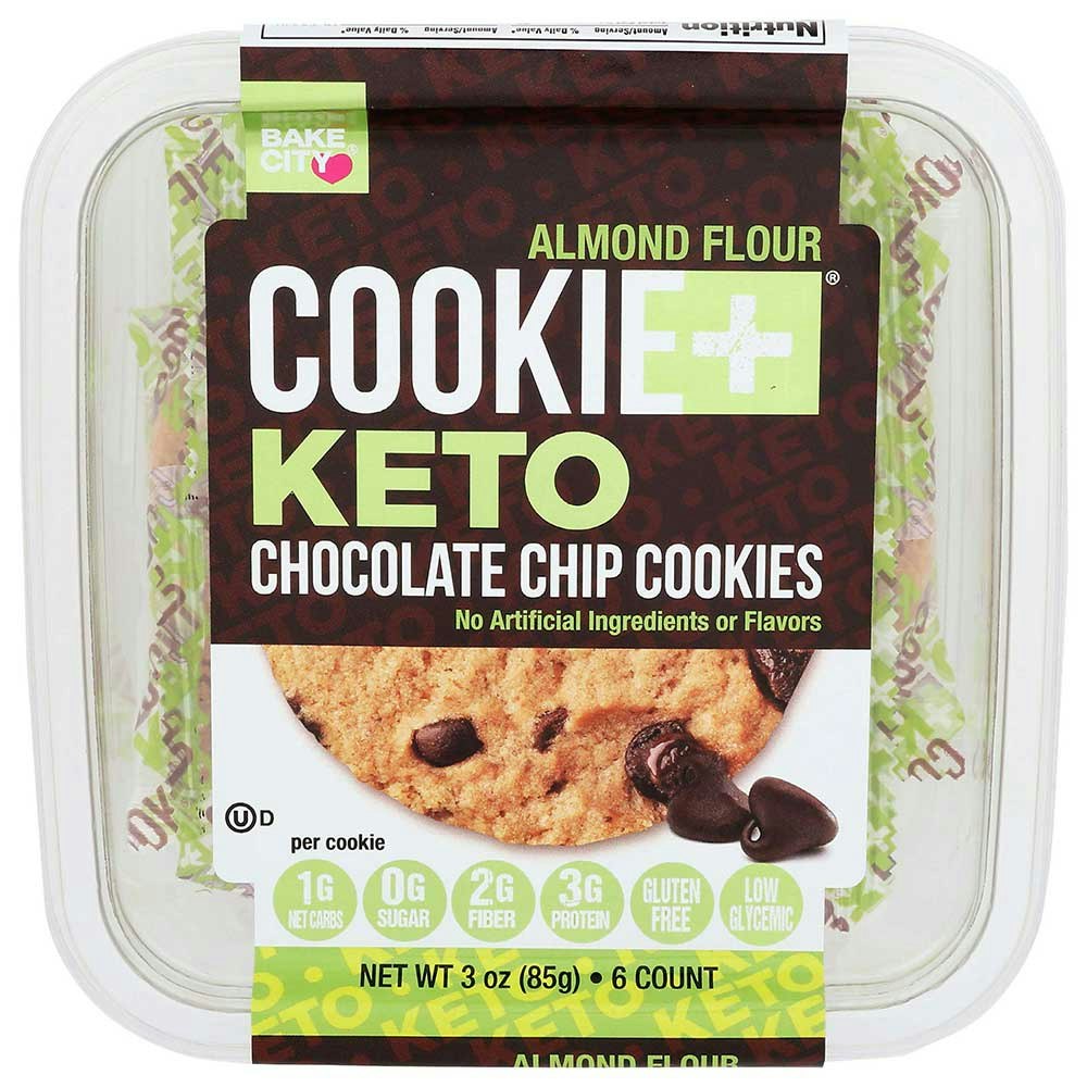 Bake City Cookie Plus Keto Chocchip 3 Oz Pack of 12