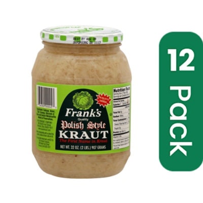 Franks Sauerkraut Polish 32 Oz (Pack Of 12)