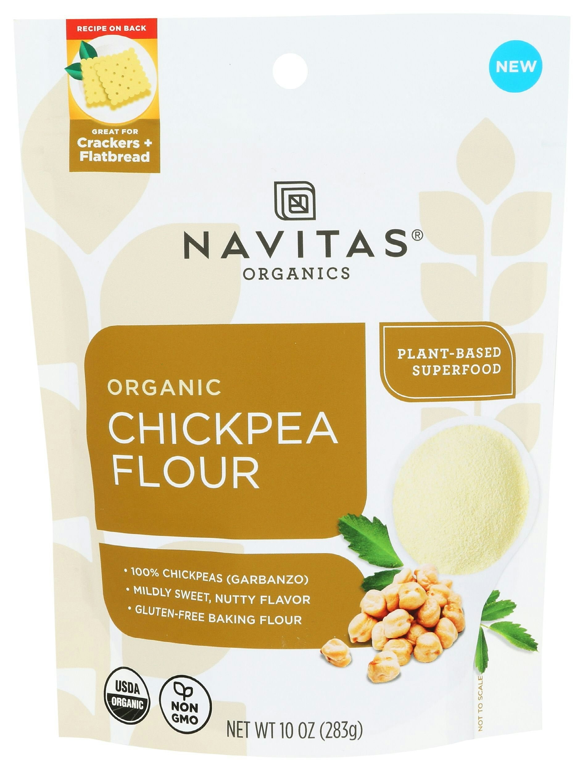 Navitas Flour Chickpea Organic 10 Oz Pack of 6