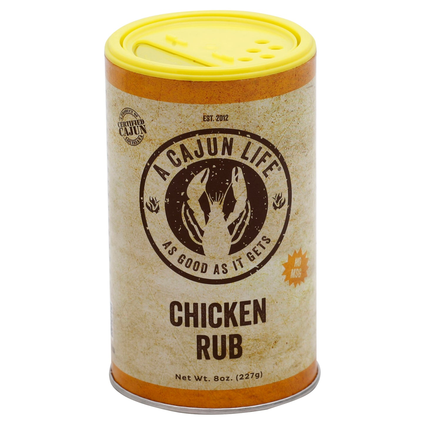 A Cajun Life Rub Chicken 8 oz (Pack of 6)