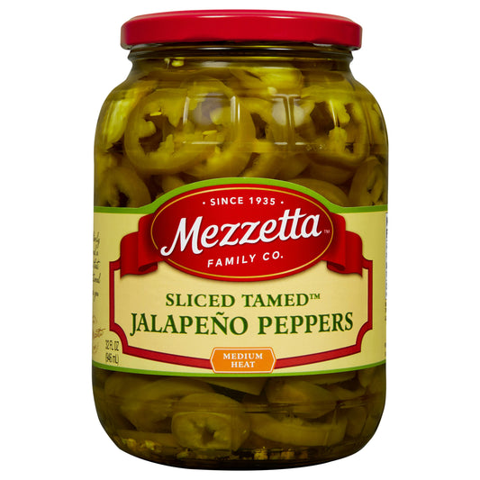 Mezzetta Pepper Jalapeno Tame Deli Sliced 32 Oz (Pack of 6)