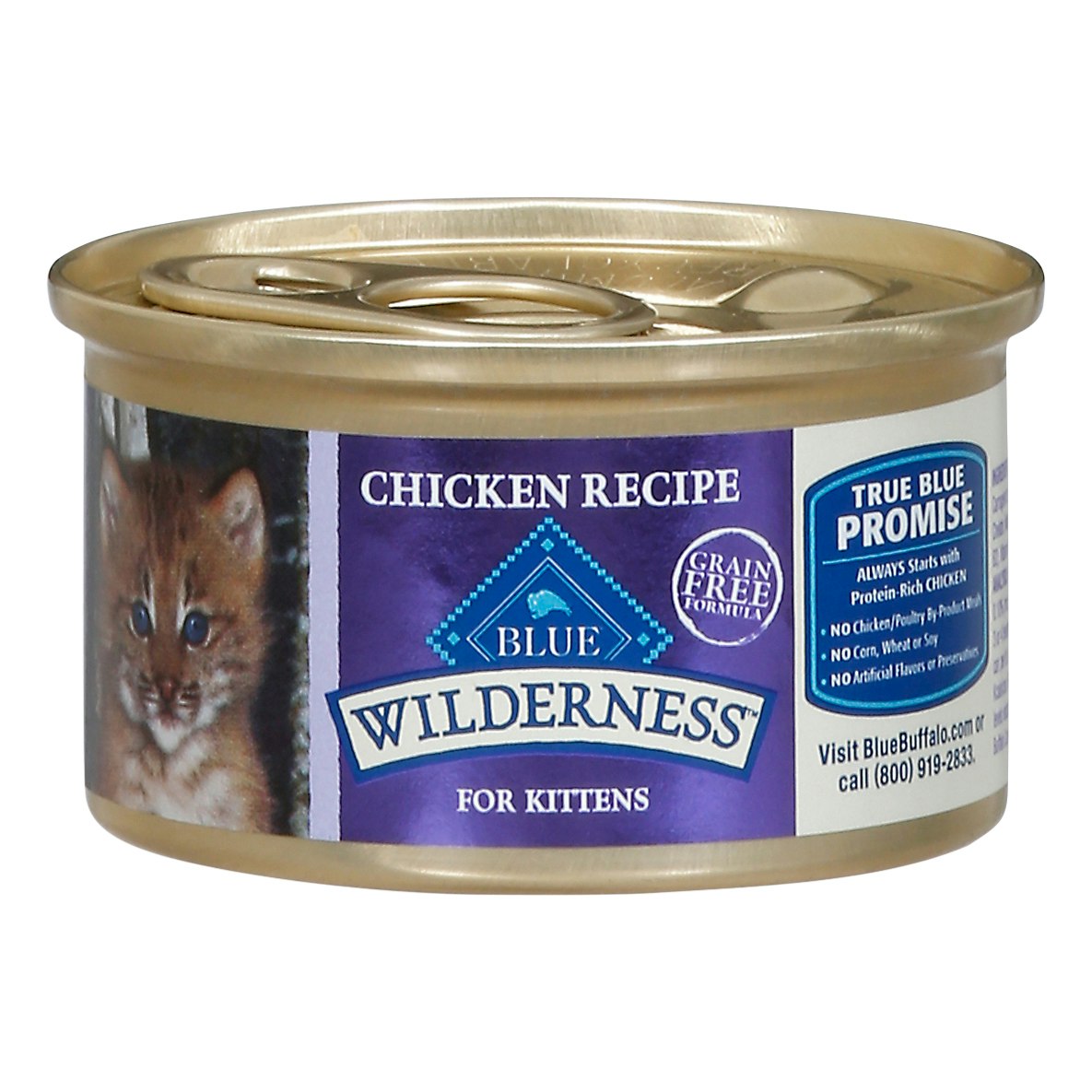 Blue Buffalo Cat Food Kitten Canned 3 Oz Pack of 24