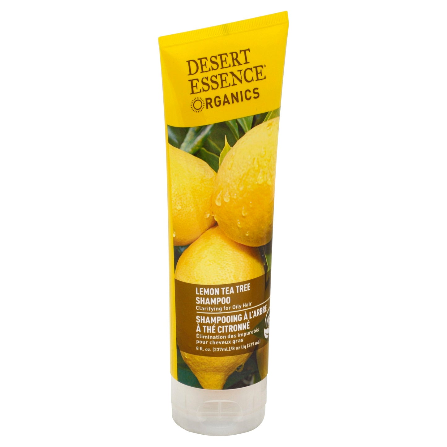 Desert Essence Shampoo Lemon Tea 8 Fl oz (Pack of 3)
