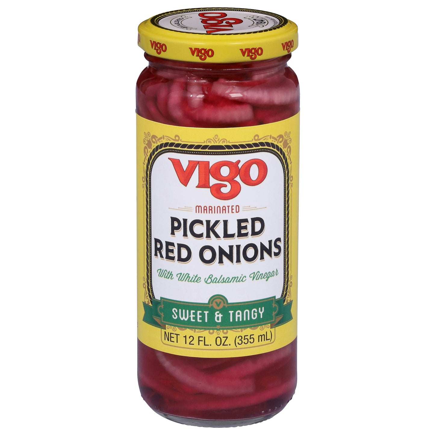 Vigo Onions Pickled Red 12 oz (Pack of 6)