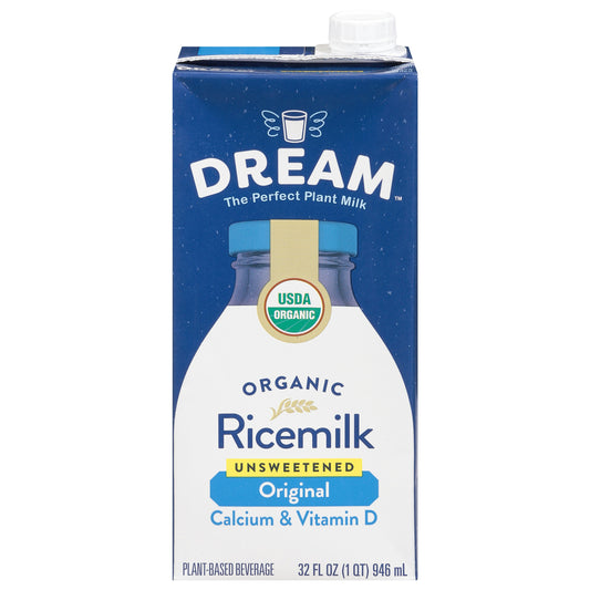 Dream Rice Dream Original Unsweetened Organic 32 fl oz (Pack of 12)