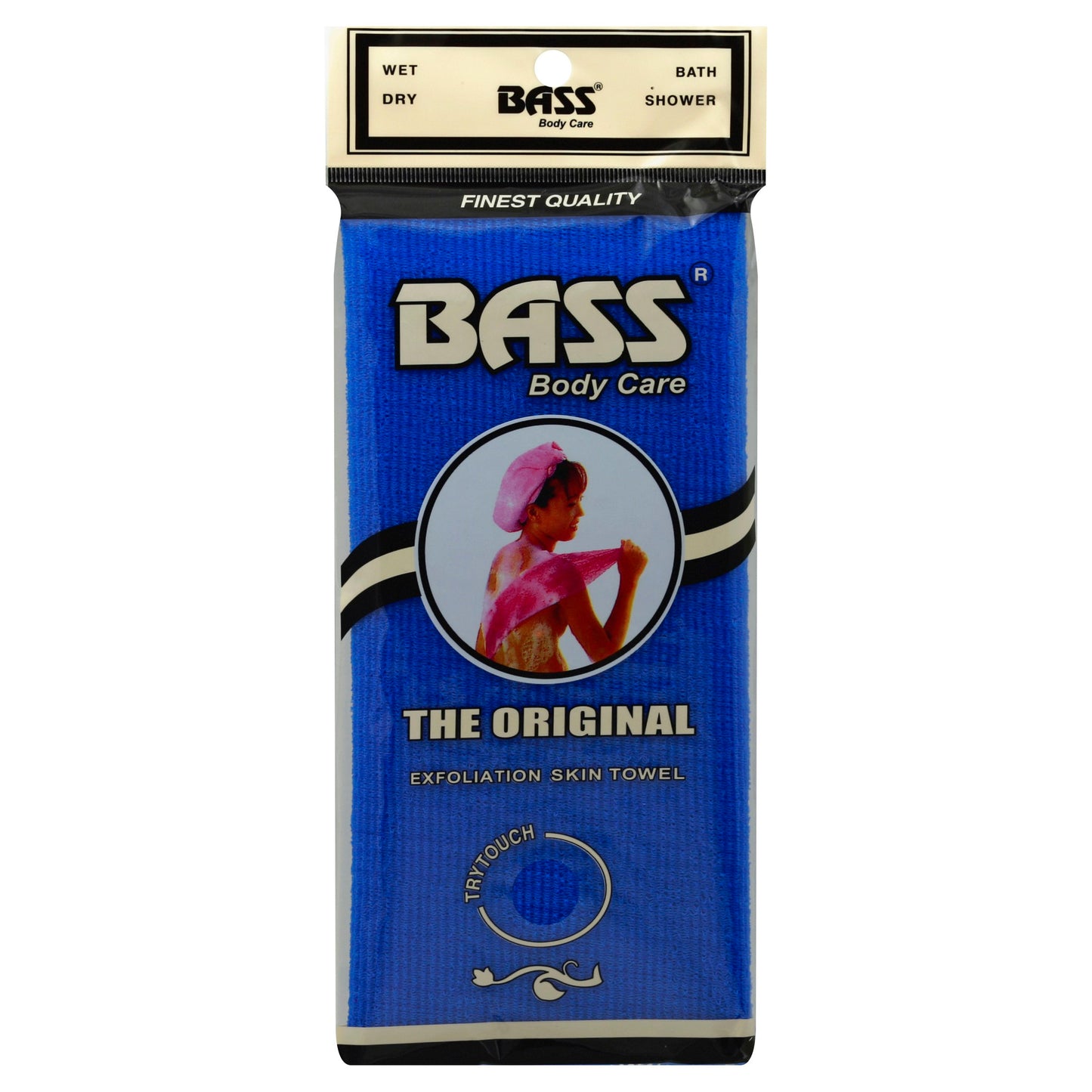 Bass Brushes Cloth Body Exfolitng Nylon 1 Ea (Pack of 6)