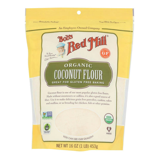 Bob's Red Mill Organic Coconut Flour Gluten Free - 16 oz (Pack of 4)