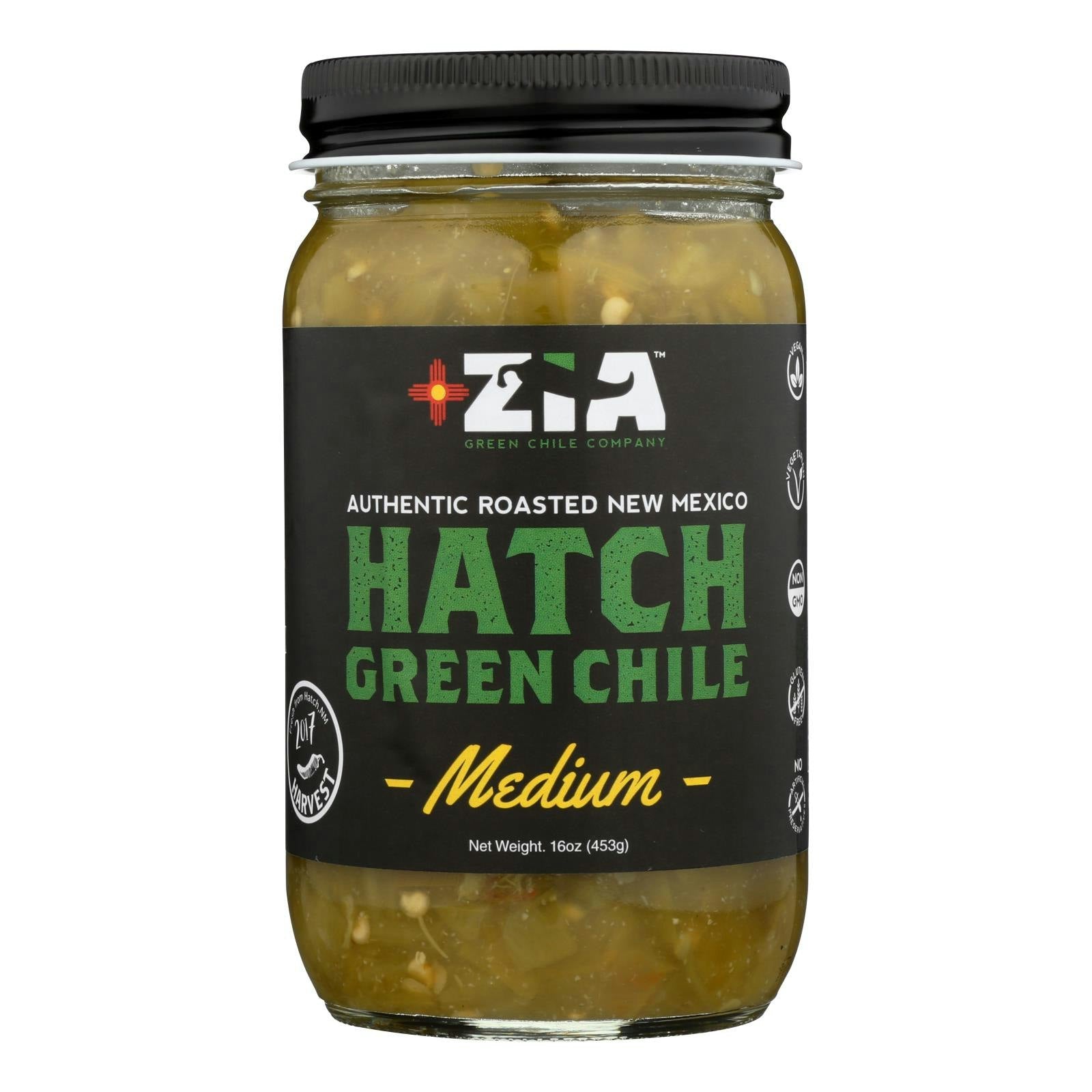 Zia Hatch Chile Company Hatch Roasted Green C 16 Oz Pack of 6