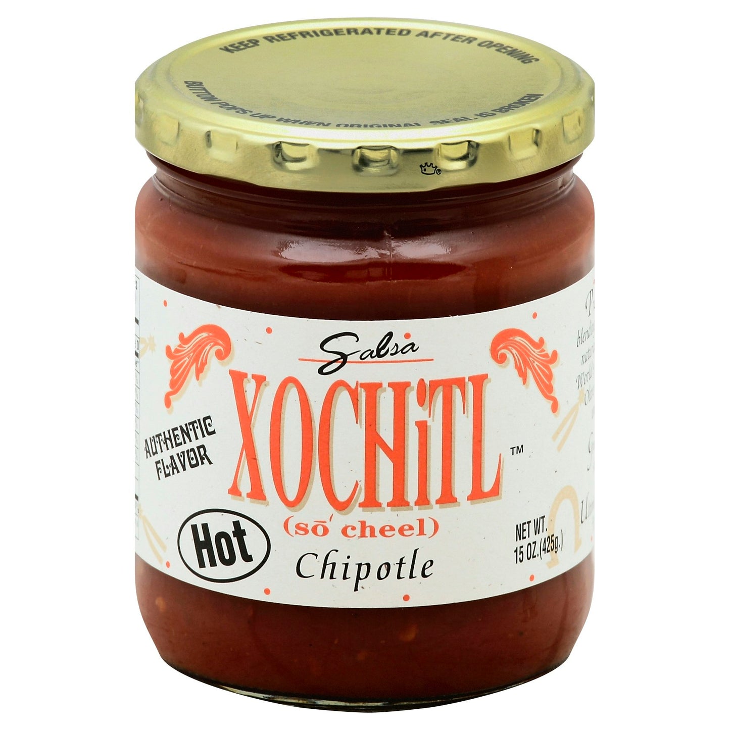 Xochitl Salsa Chipotle Hot 15 oz (Pack Of 6)