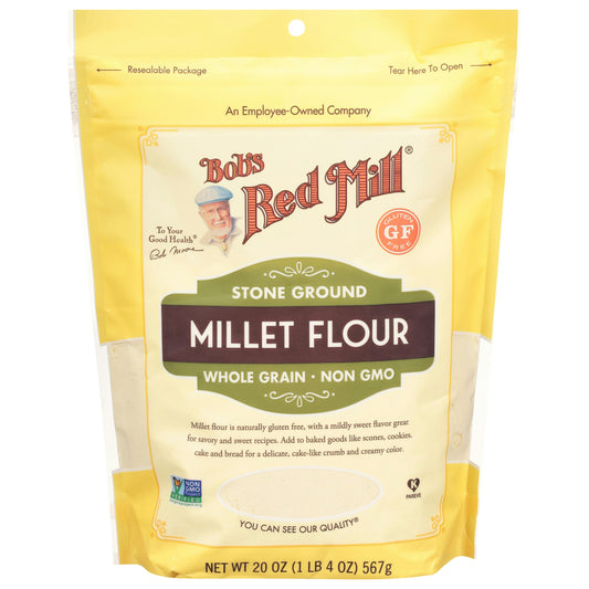 Bobs Red Mill Flour Millet 20 oz (Pack of 4)