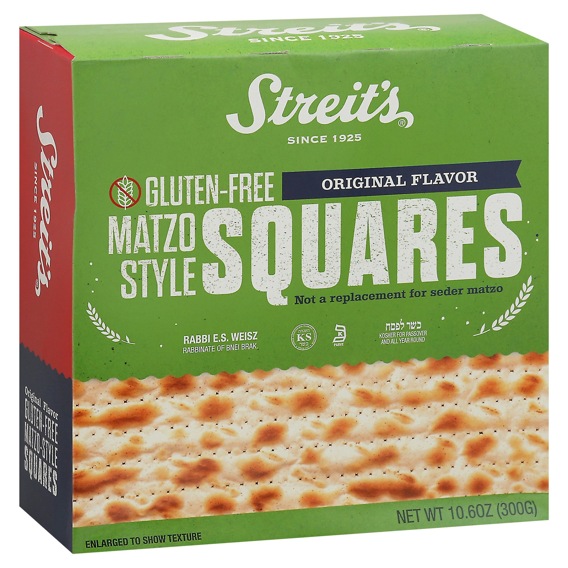 Streits Squares Matzo Style 10.5 Oz (Pack of 12)