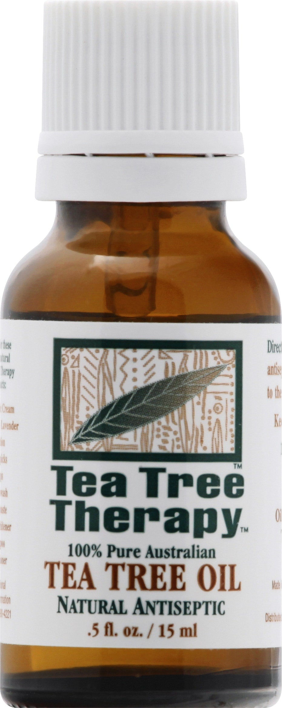 Tea Tree Therapy Oil Tea Tree Pure 0.5 Fl Oz (Pack of 3)