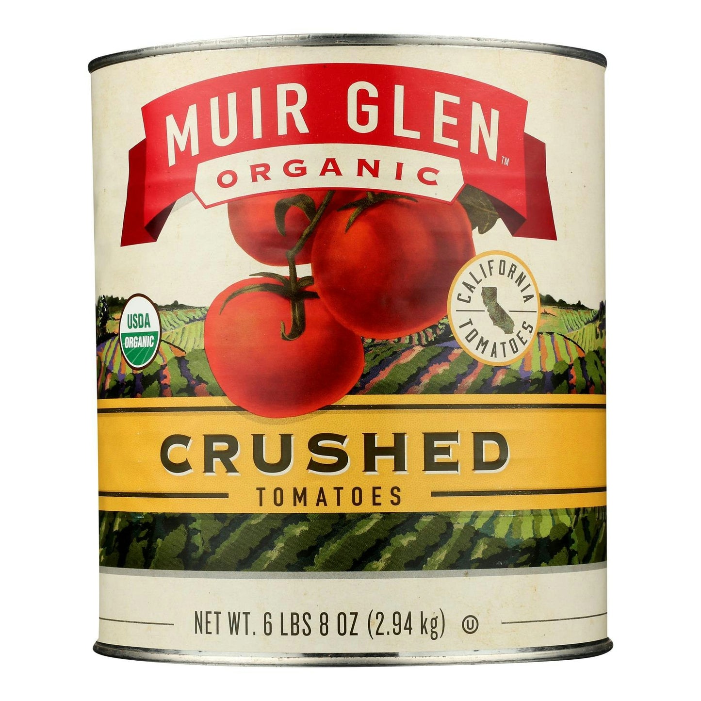 Muir Glen Organic Crushed Tomatoes - 104 oz (Pack of 6)