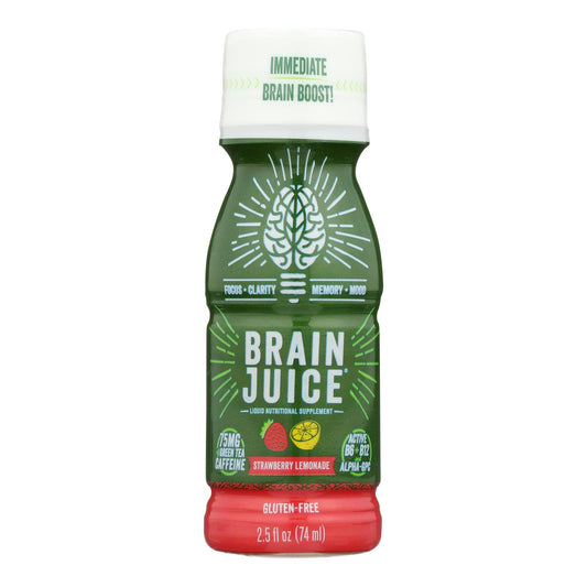 Brain Juice - Brain Juice Strawberry Lemonade 2.5 fl. oz (Pack of 12)