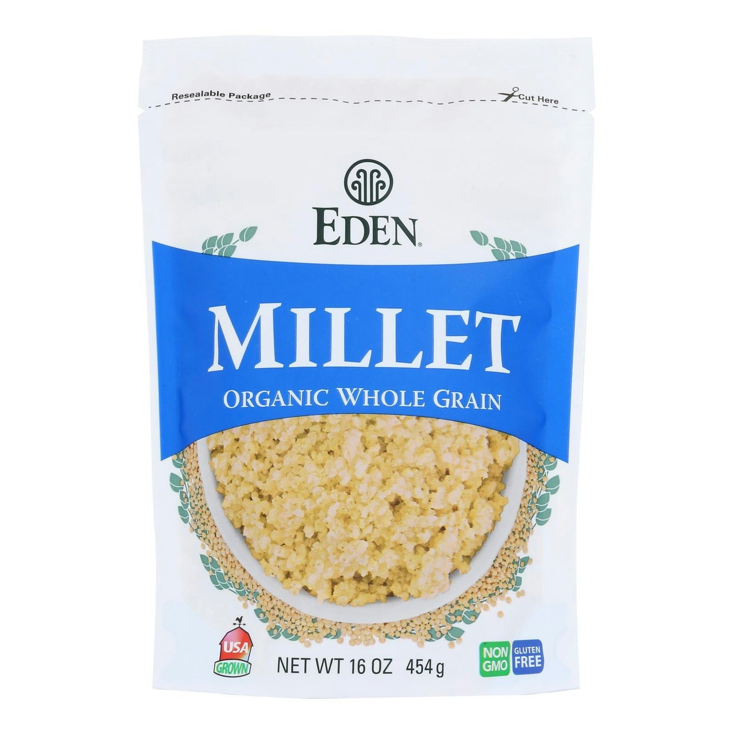 Eden Foods Grain Millet 16 Oz (Pack Of 12)