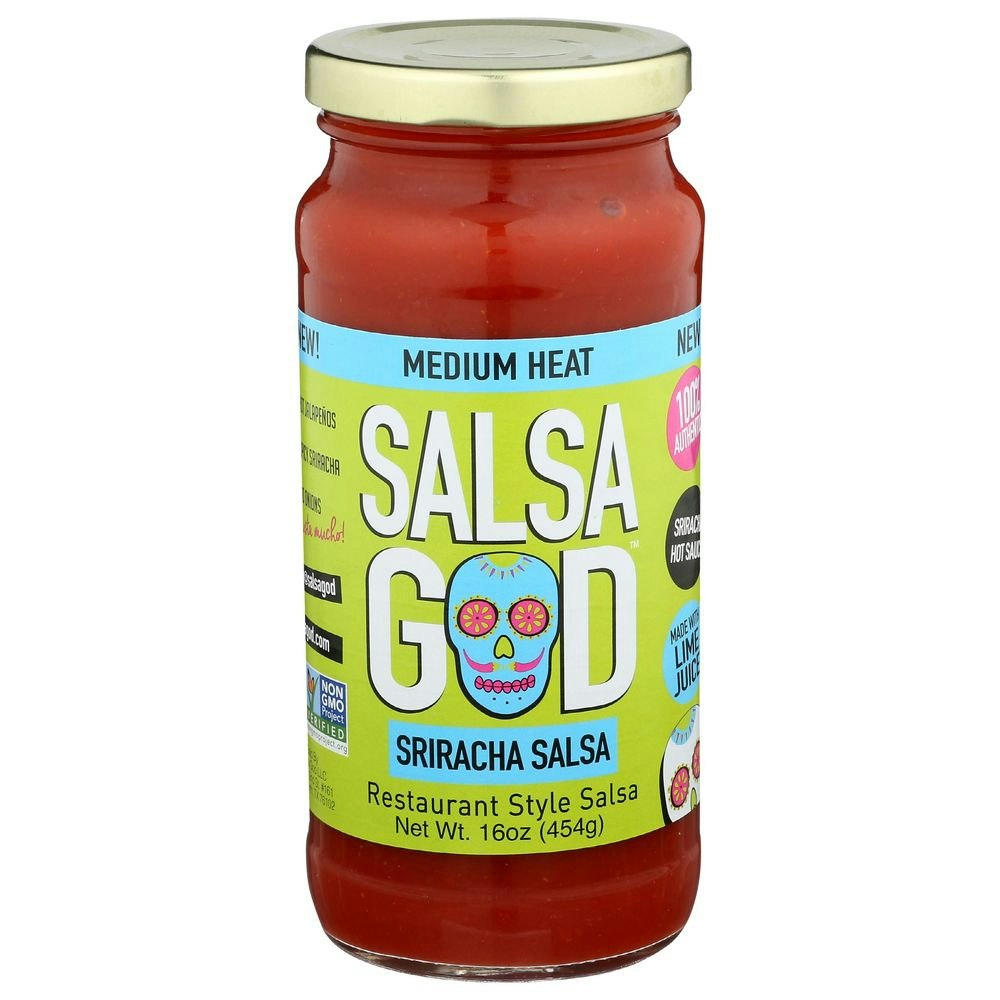 Salsa God Sriracha Salsa - 16 Ounce (Pack of 6)