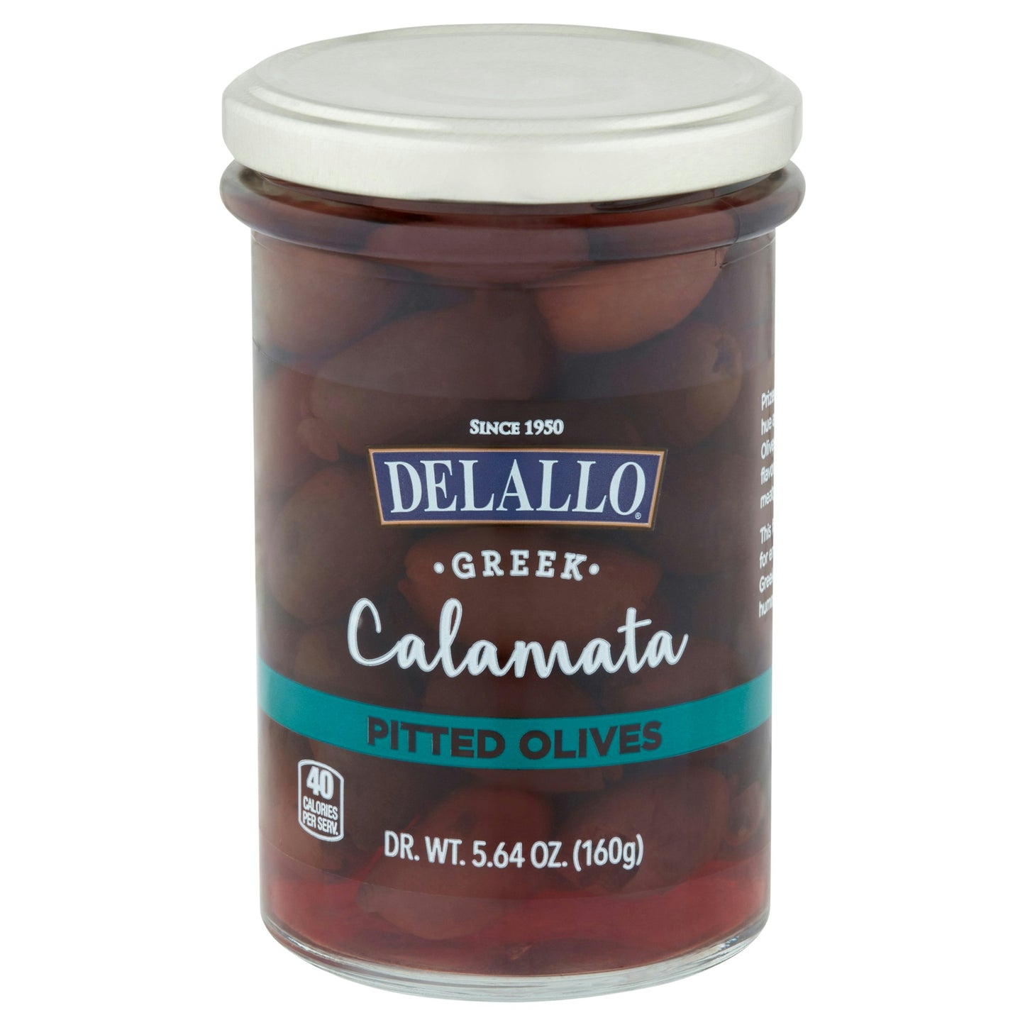 Delallo Olives Calamata Pitted 5.3 Oz (Pack Of 6)