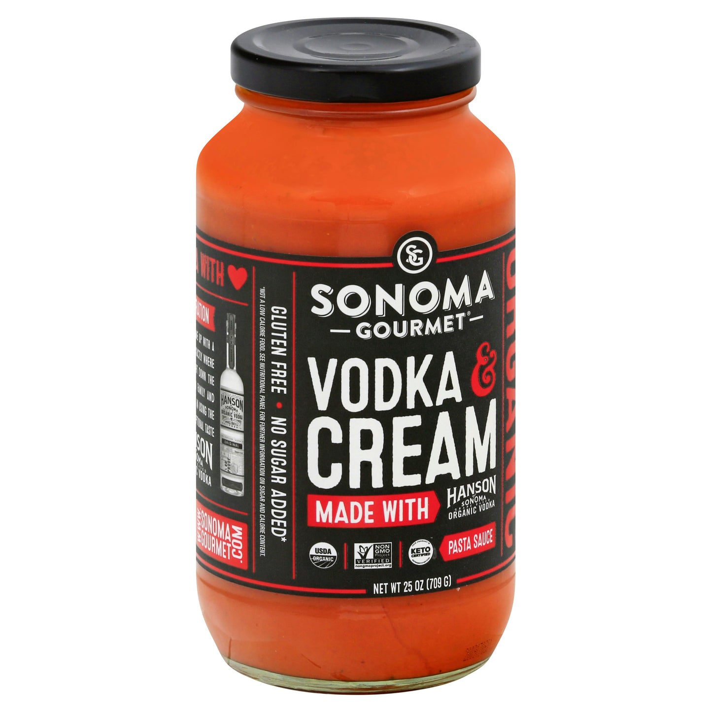 Sonoma Gourmet Sauce Pasta Vodka Cream 25 oz (Pack of 6)