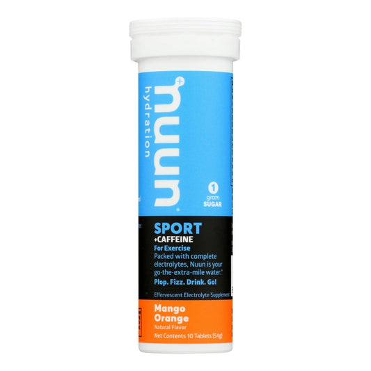 Nuun Hydration Nuun Energy - Mango Orange 10 Tablets (Pack of 8)