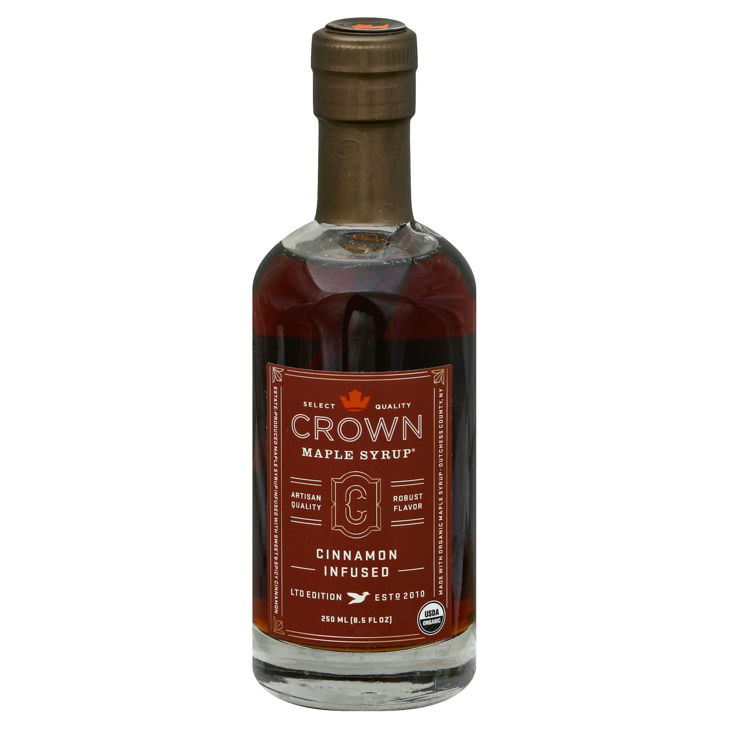 Crown Maple Syrup Maple Cinnamon Infused 8.5 Fo Pack of 8