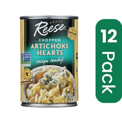 Reese - Artichokes Chopped 14 oz (Pack of 12)