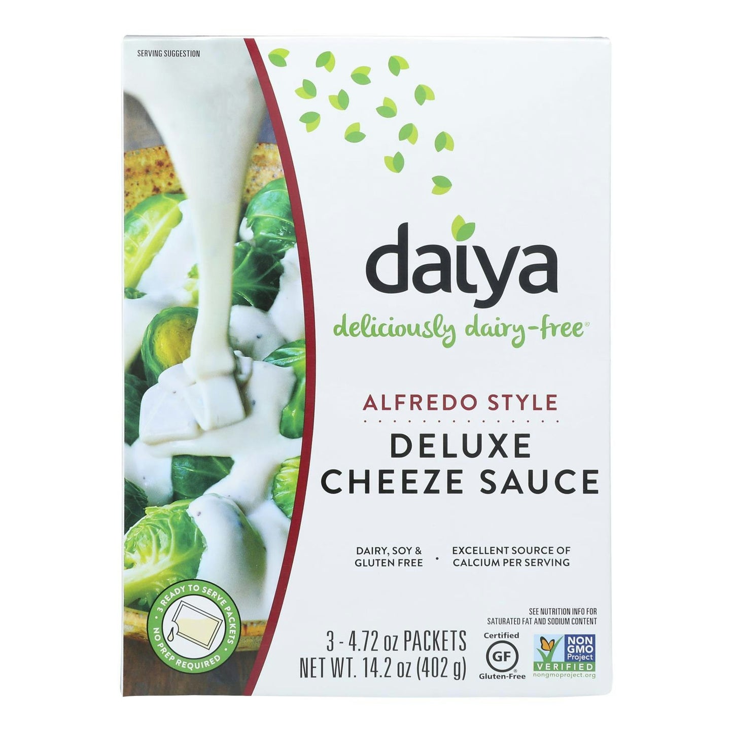 Daiya Foods - Dairy Free Cheeze Sauce - Alfredo Style Gluten Free 14.2 oz (Pack of 8)