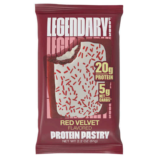 Legendary Foods Pastry Red Velvet 2.2 Oz Pack of 10