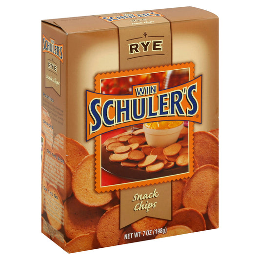 Rye Win Schuler's Snack Chip 7 Oz (Pack of 12)