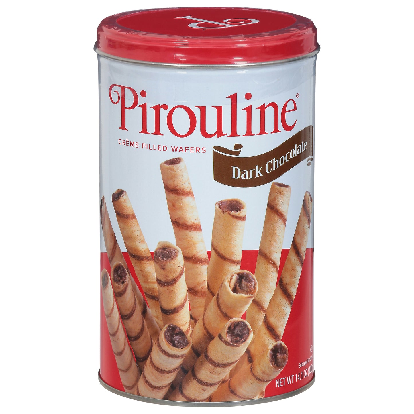 Debeukelaer Pirouline Cream Chocolate Dark 14.1 oz (Pack of 6)