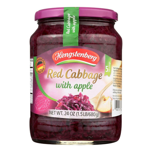 Hengstenberg Red Cabbage with Apple 24.3 oz (Pack of 12)