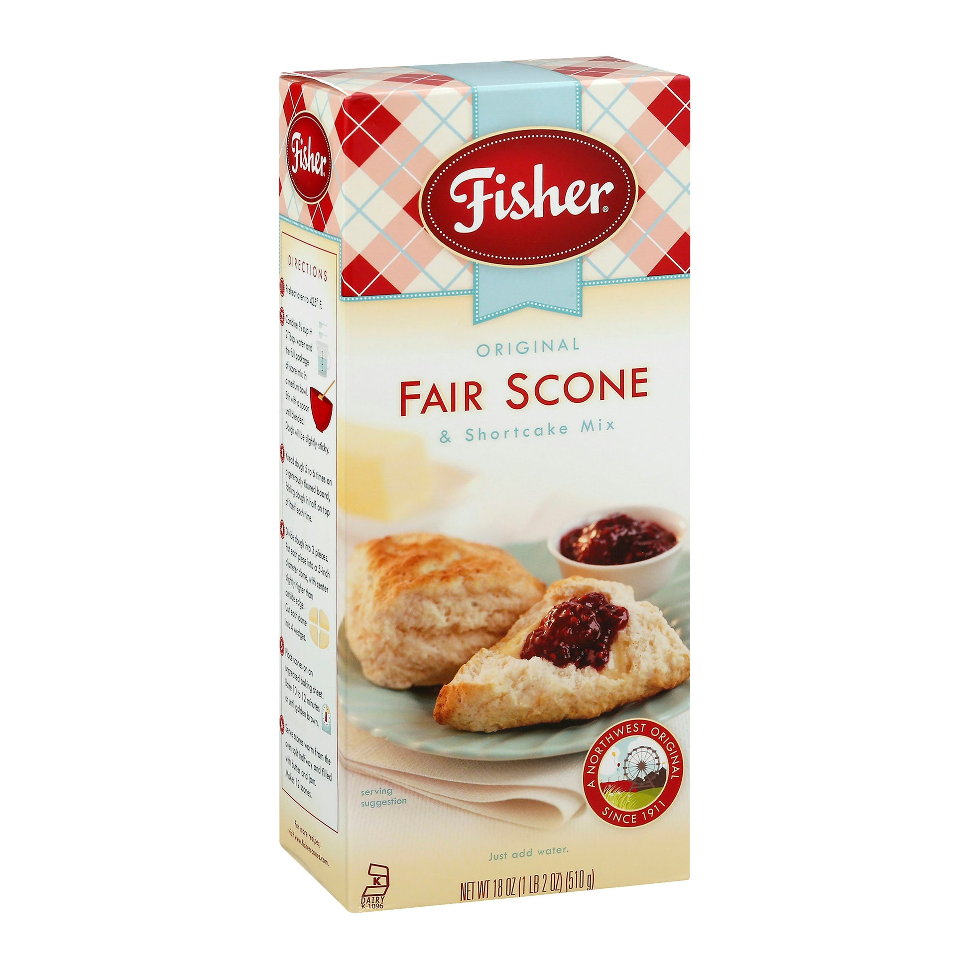 Fisher Mix Scone Original 18 Oz Pack of 12