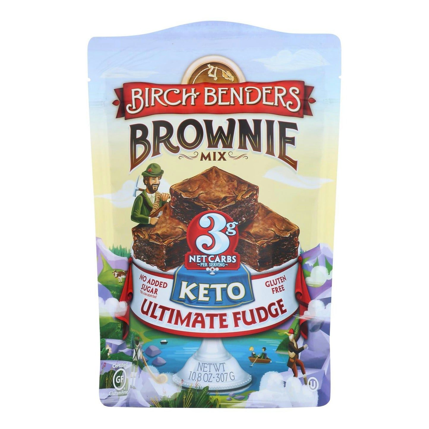 Birch Benders - Brownie Mix Ultimate Fudge Keto 10.8 oz (Pack of 6)