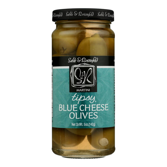 Sable and Rosenfeld Tipsy Olives - Blue Cheese 5 oz (Pack of 6)