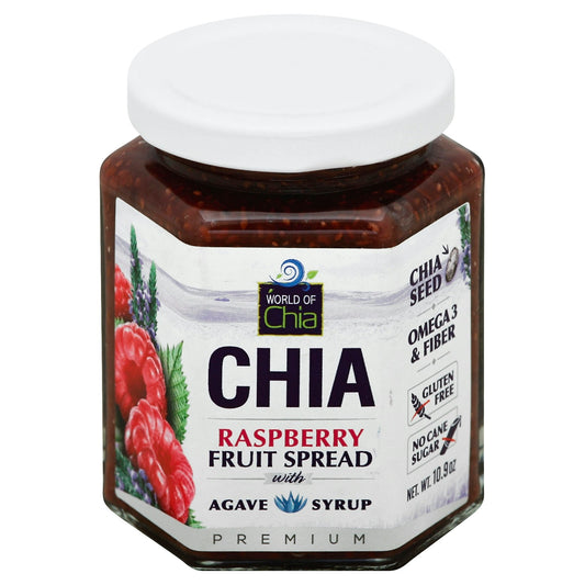 World Of Chia Chia Spread Raspberry Agave 10.9 oz (Pack of 12)