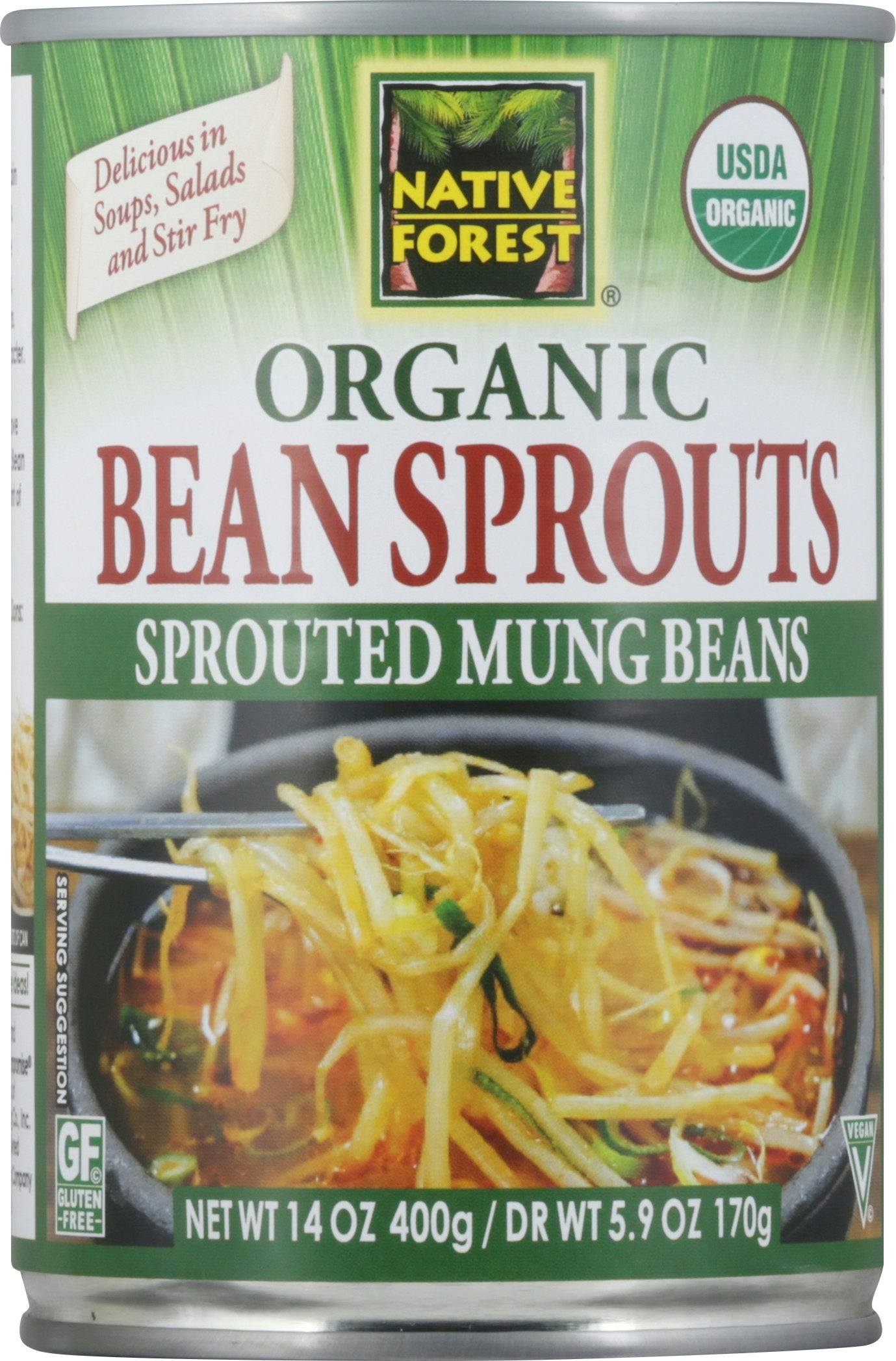 Native Forest Bean Sprouts Og 14 Oz Pack of 6