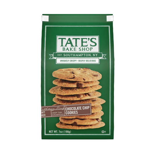 Tates Cookie Chocolate Chip 7 oz (Pack of 6)