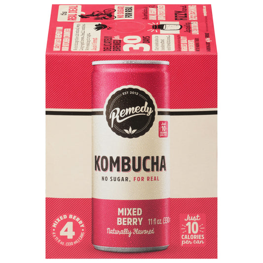 Remedy Kombucha Mixed Berry 44.8 FO (Pack of 6)