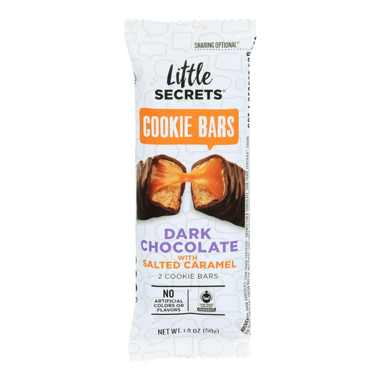 Little Secrets - Salted Caramel Cookie Bars in Dark Chocolate 1.8 oz (Pack of 12)