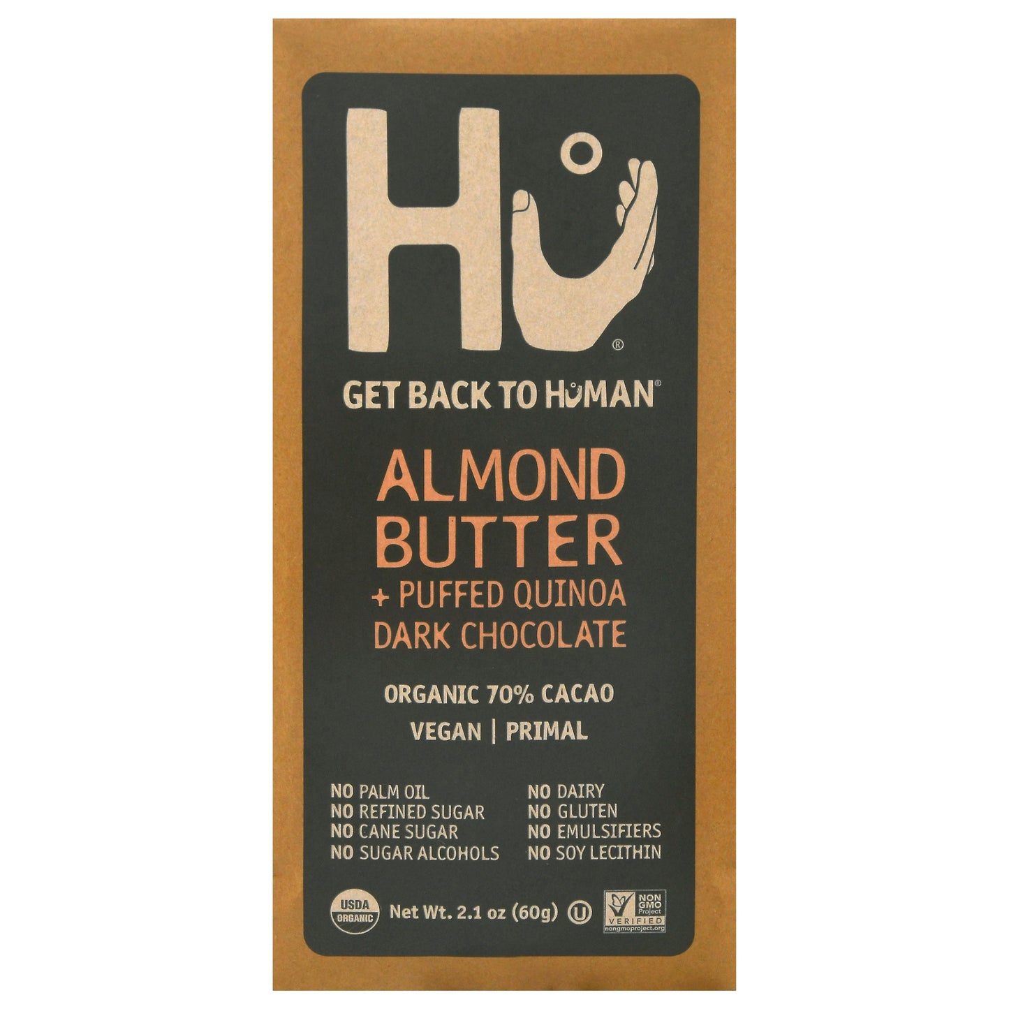 Hu Chocolate Almond Butter W Quinoa 2.1 Oz (Pack of 12)