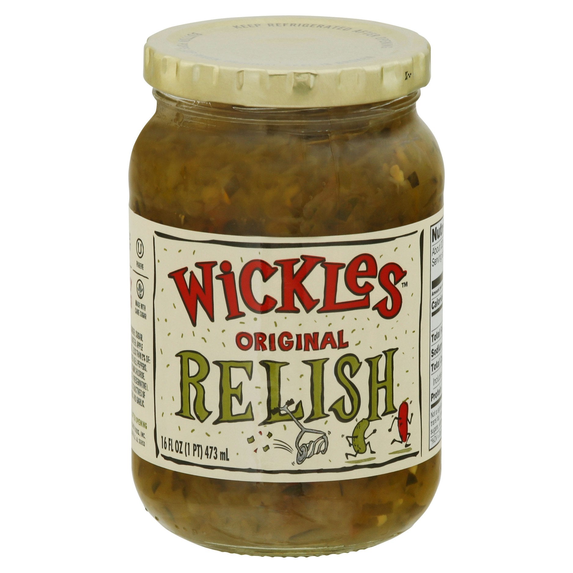 Wickles Pickle Relish 16 oz (Pack of 6)