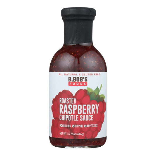 Bronco Bob's Chipotle Sauce Roasted Raspberry - 15.75 Fl oz (Pack of 6)